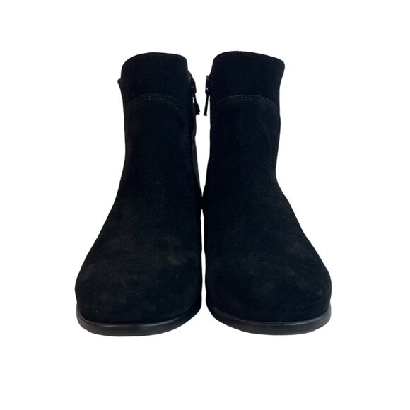 La Canadienne Women's Black Suede Ankle Booties Sz 8M - NWOB - Picture 3 of 11